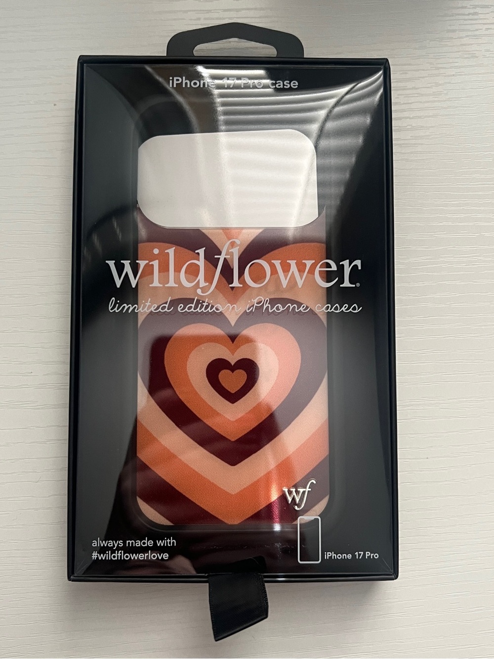 Wildflower Brown Heart iPhone 17 Pro Case – Wildflower